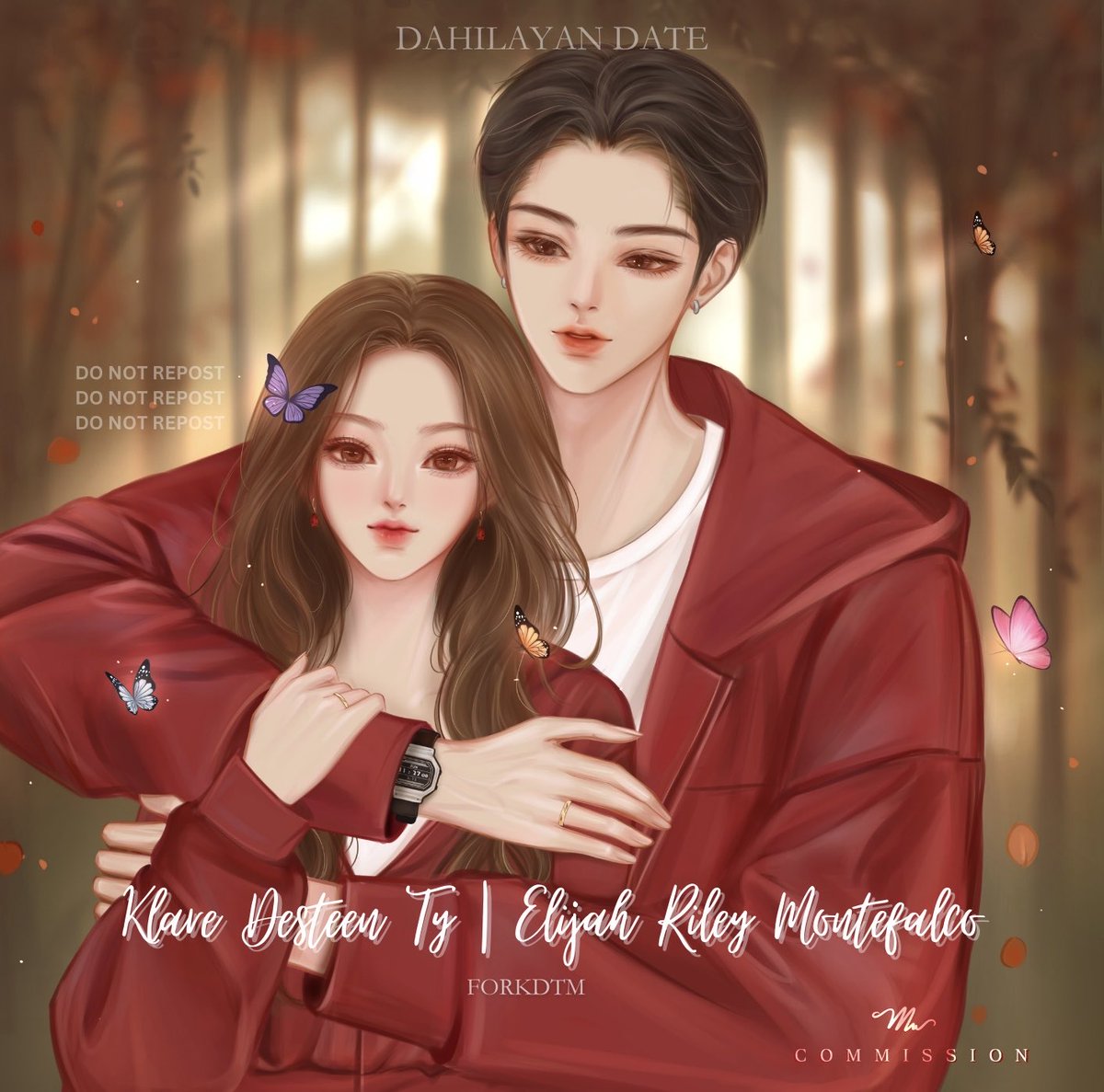 “I love you, Klare. I’m inlove with you. So damn much.”
Pinagmasdan ko lang ang braso naming dalawa na parehong kulay pula sa parehong jacket na sinusuot namin.
“ I’m inlove with you, too”
-UWHG, Kab 37

#DES10edToRILEY 
#DESTEENedToRILEY 
#10nadhanaSaKLARIJAH