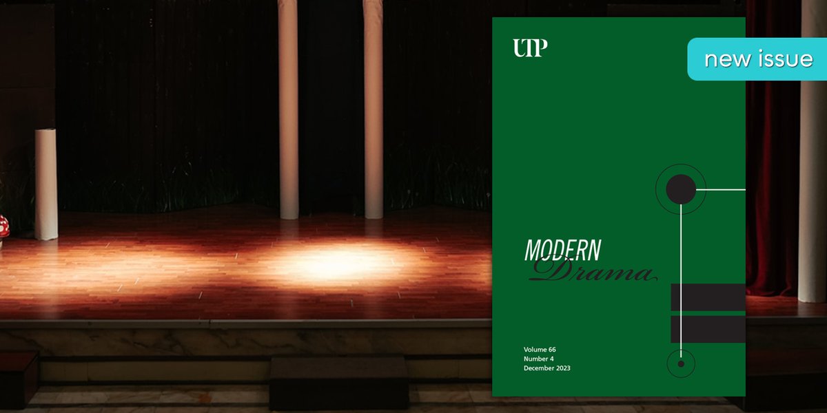 utpjournals's tweet image. Read an examination of how Sam Shephard's "Curse of the Starving Class" responded to the neoliberal economy during the 1960's and 70's in this MD 66.4 article by Guy Zimmerman (@PaduaPlaywright). bit.ly/md664b
#avant-garde #offstage #politics #ceremonialism #irony