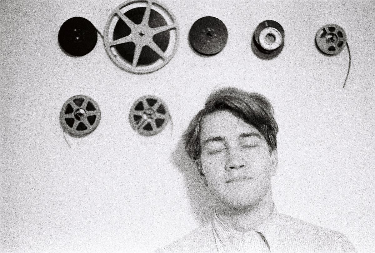 Criterion's tweet photo. "Every single thing in the world that was made by anyone started with an idea. So to catch one that is powerful enough to fall in love with, it's one of the most beautiful experiences. It's like being jolted with electricity &amp; knowledge at the same time." #HBD David Lynch!☕❤️‍🔥 https://t.co/MSDkevD8G8