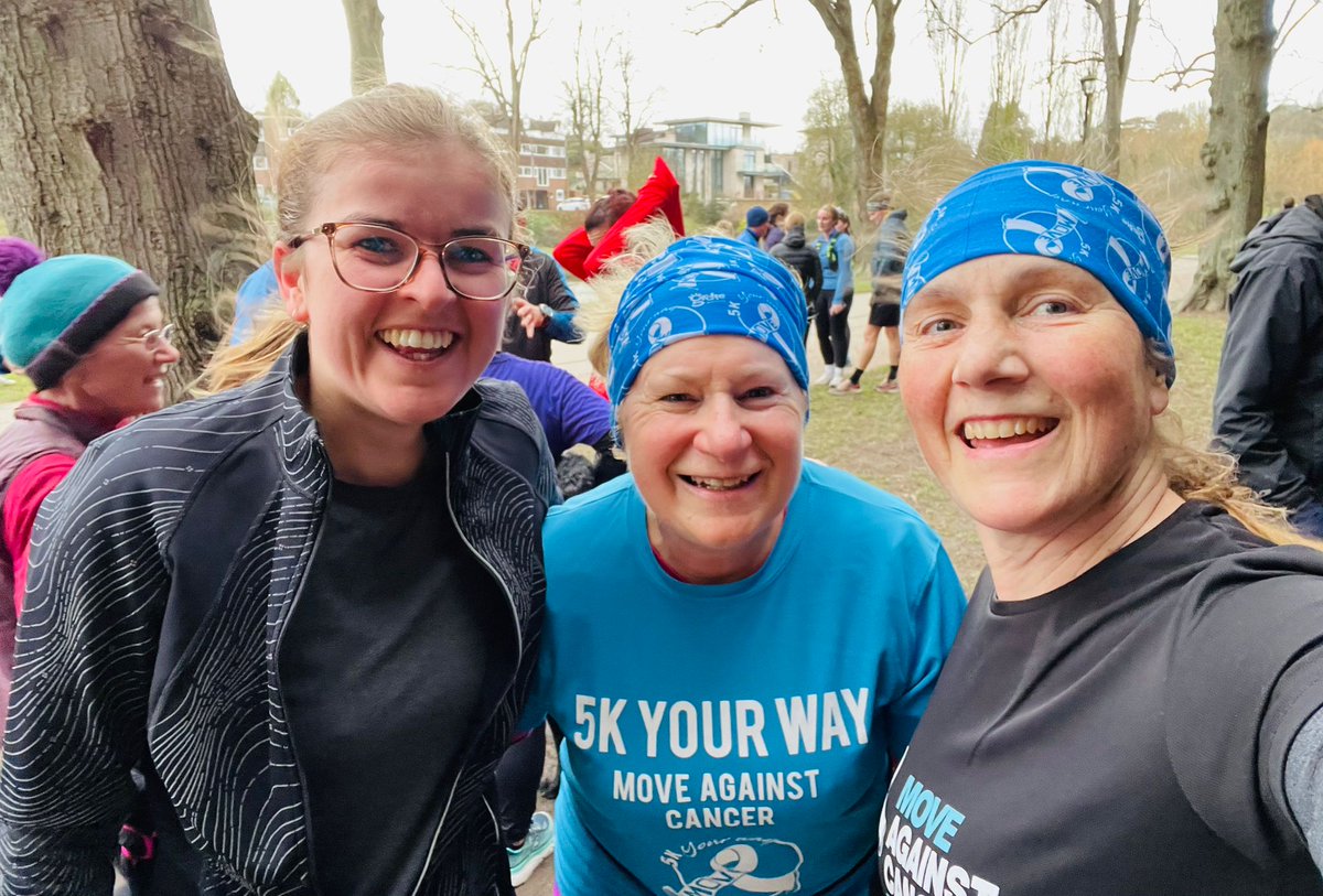 Some of our @shrewsburygroup members were at @shrewsparkrun this morning. Thanks for a great event, we are looking forward to our next @MOVEcharity @cancer5kYourWay group meet up next Saturday where some of our group members will be volunteering as tail and parkwalkers 💙