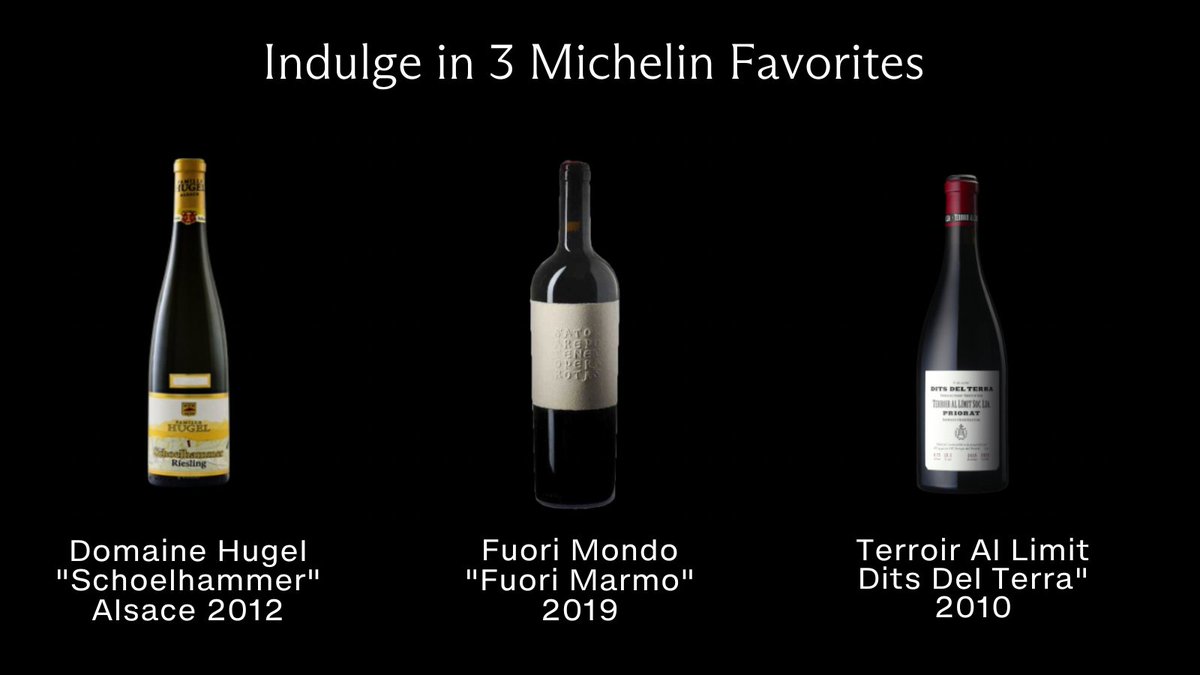 It’s hard to say no to a bottle of wine worthy of a Michelin-star restaurant! These three wines are featured on Michelin-star wine lists throughout the world, and you can add them to your digital cellars right now! 
→ winechain.co/marketplace