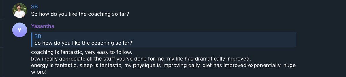 I am really proud of my client Yasantha, who has improved on ALL areas of fitness since we started working together. Being a fitness coach means a lot more than simply helping your clients with weight-loss: - Sleep - Testosterone - Energy-Levels 2024 is a new Era of fitness...