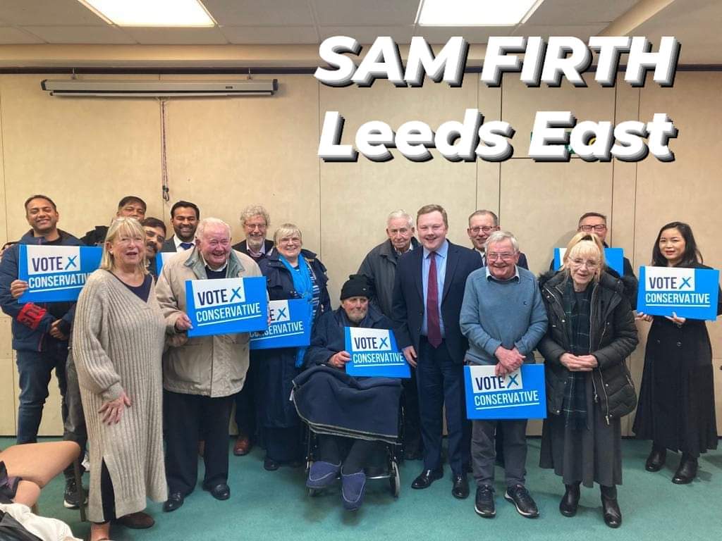 EastLeedsFirst's tweet image. We are delighted to announce @CllrSamFirth has been selected as our general election candidate.

Sam is a local Councillor and proven campaigner born and raised in Leeds East.

#CrossGates #Garforth #Gipton #Harehills #Killingbeck #Seacroft #Swillington #TempleNewsam #Whinmoor