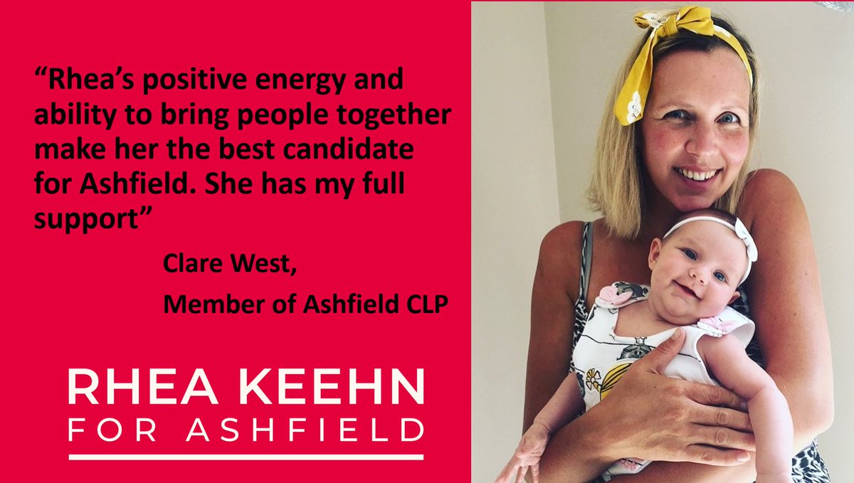 RheaKeehn's tweet photo. So thankful to have the support of local members like Clare in my bid to become the Parliamentary Candidate for Ashfield.  Thank you Clare! 
#Keehn4Ashfield  @AshfieldLabour https://t.co/lYNcu3d2Y0