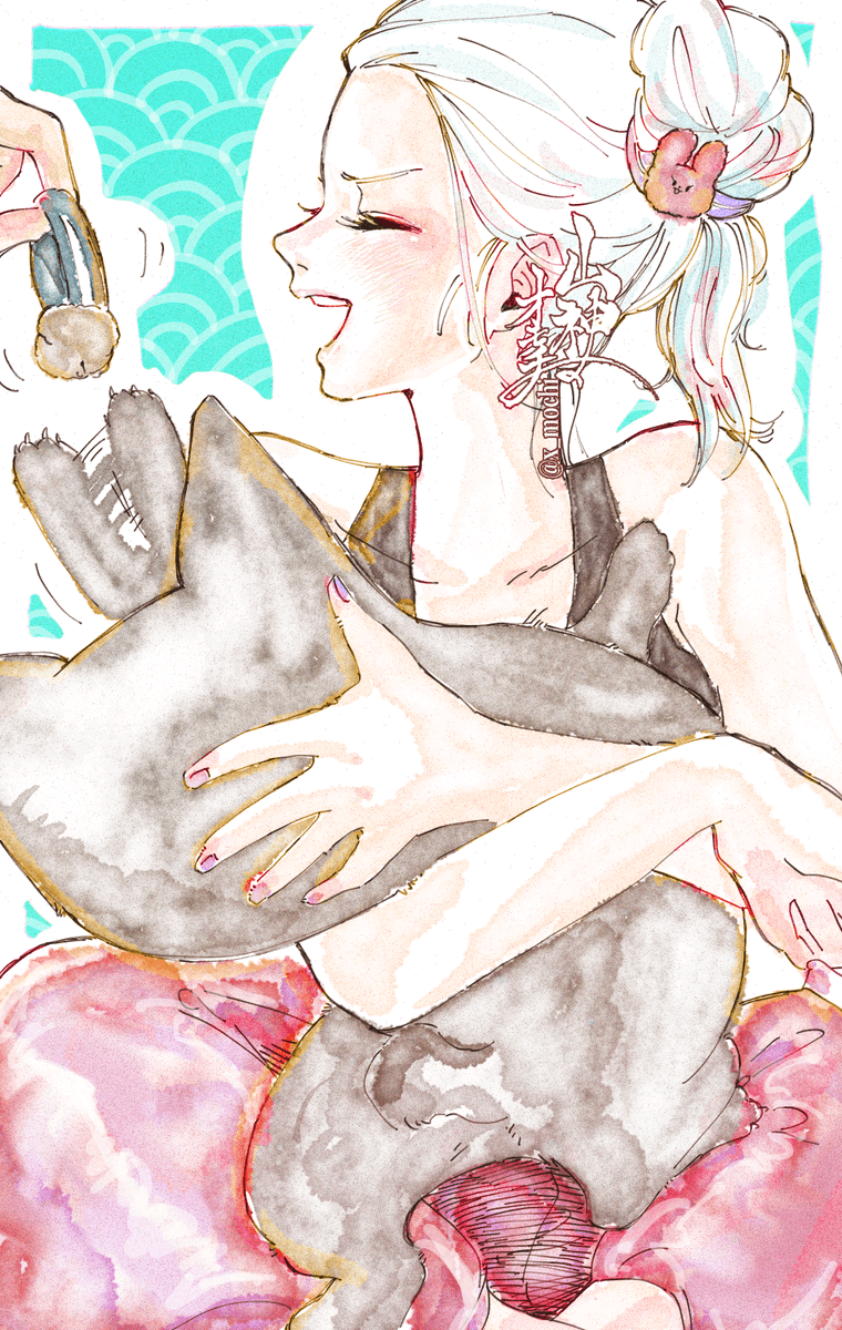 「謝花+ 」|👺山神のオモチ🌈のイラスト