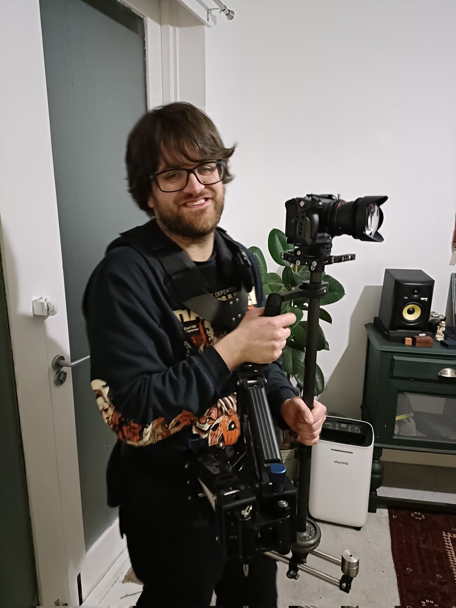 Just wanted to say a special thank you to <a href="/Mijmeister/">James 'Magic Perkins' Perkins</a>  who was originally my AC for a music video shoot but stepped up as DP as I was too unwell to handle the glidecam. You did a brilliant job and was a lifesaver on set, thank you! #filmmakers #musicvideo #cinematography