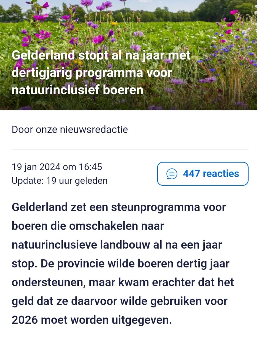 Zo raar dat de boeren geen vertrouwen meer hebben in de overheid....🙈