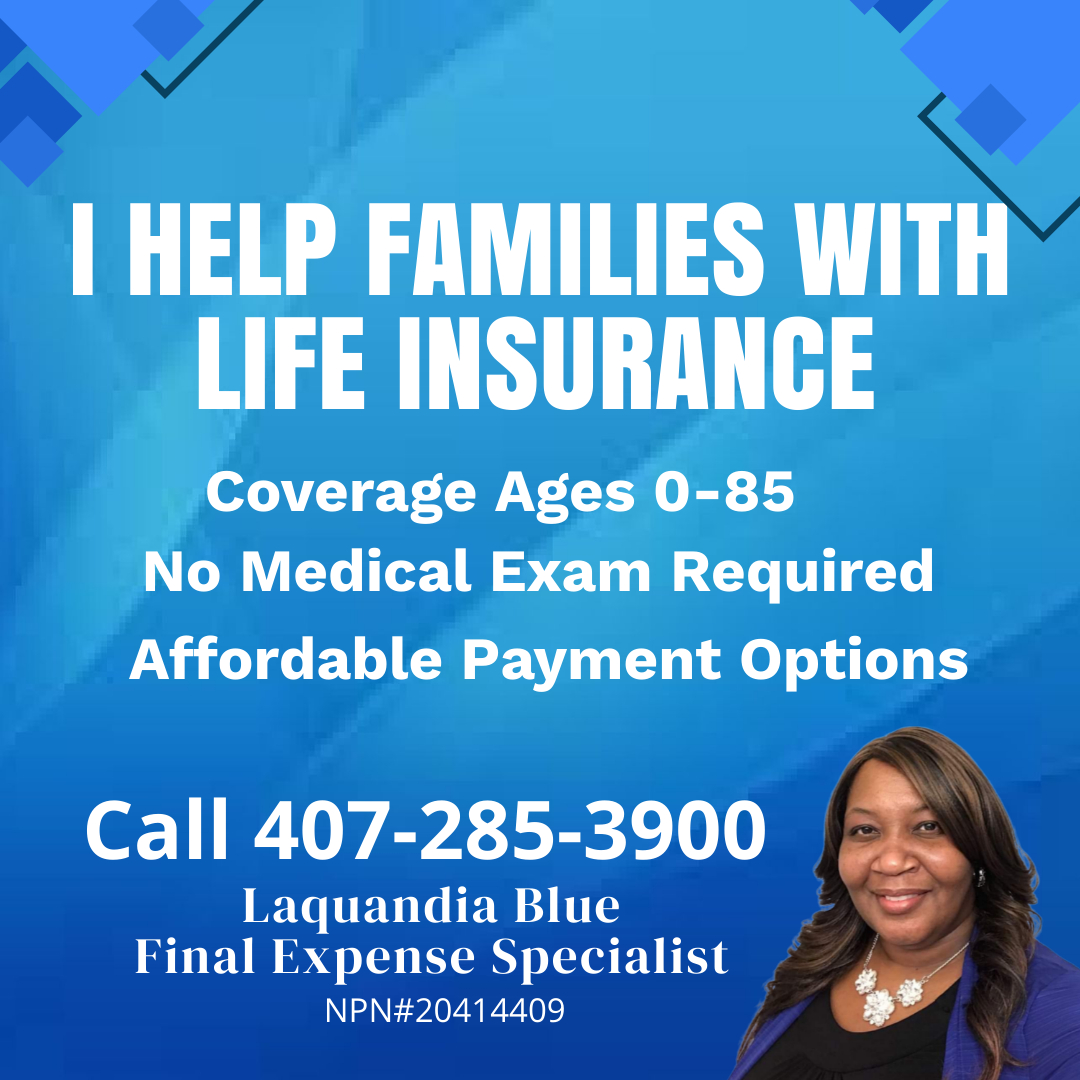 Call #Florida #LifeInsurance #LifeInsuranceAgent #MLKWeekend #MLKParade #MLK #Orlando #Jacksonville #Tampa #Daytona #Bartow #Davenport #Dundee #FortMeade #Frostproof #HainesCity #LakeHamilton #Lakeland #LakeWales #WInterHaven #Ocoee #Apopka #Eatonville #Apopka #PineHills #Jax