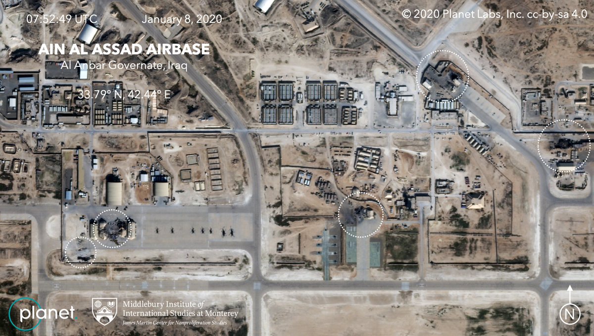 ⚡️BREAKING 

The biggest attack on a US military base in years 

The US military base of Ain Al Assad in Iraq was hit by 17 rockets and smoke is coming out of the base