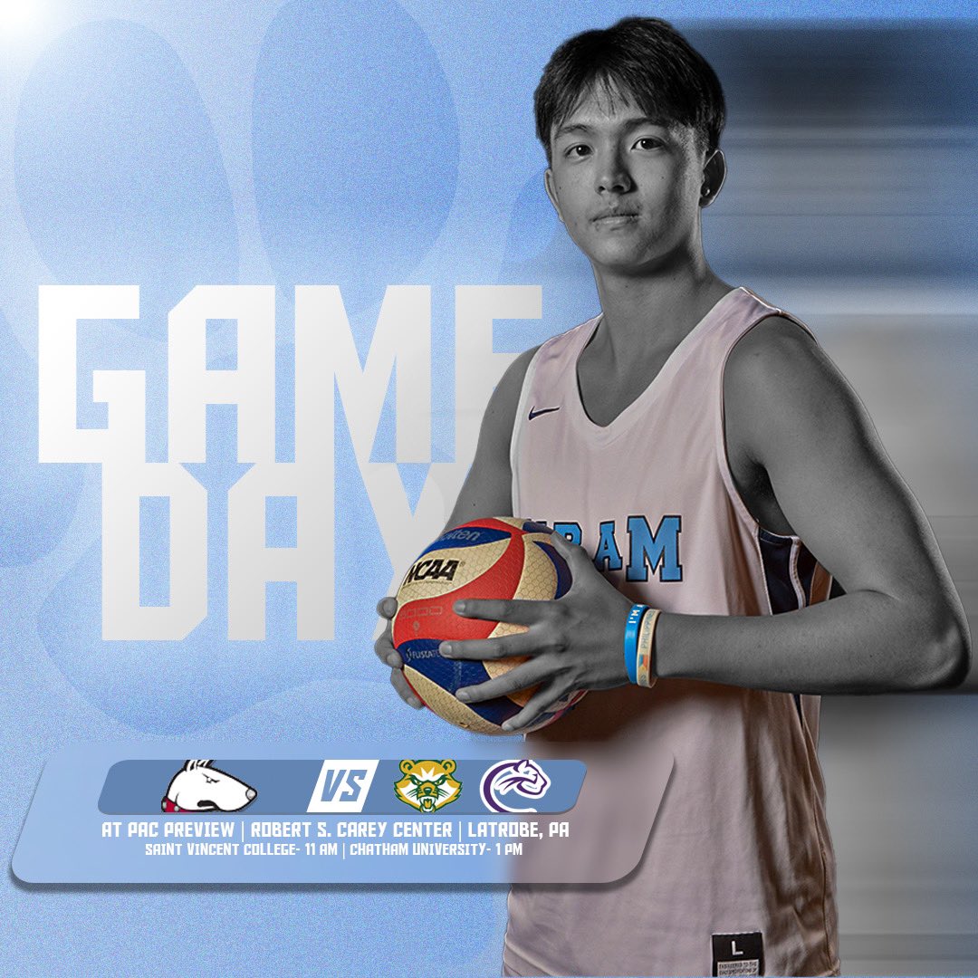 Hiram College Athletics (@hiram_athletics) on Twitter photo 🏐IT'S GAMEDAY🔥
<a href="/HiramMVB/">Hiram College Men's Volleyball</a> will look to extend its winning streak in the second half of the PAC Preview.
🆚: Saint Vincent | Chatham
📍: Latrobe, PA
⏰: 11 a.m. | 1 p.m.
📺: pacdigitalnetwork.com/stvincent/
📊: athletics.stvincent.edu/sidearmstats/m… 🏐IT'S GAMEDAY🔥
<a href="/HiramMVB/">Hiram College Men's Volleyball</a> will look to extend its winning streak in the second half of the PAC Preview.
🆚: Saint Vincent | Chatham
📍: Latrobe, PA
⏰: 11 a.m. | 1 p.m.
📺: pacdigitalnetwork.com/stvincent/
📊: athletics.stvincent.edu/sidearmstats/m…
