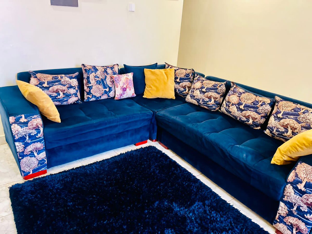 Description: 5 Seater  L sofa
Selling Price:  Ugx. 700,000 /= negotiable
Pick up location: Kira Mamerito
Contact: +256 785 677902