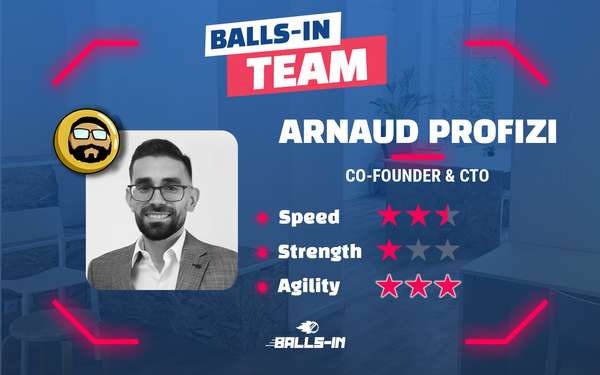 👋THE TEAM  
Meet Arnaud, Co-founder &amp; CTO🛠️
He manages the entire artistic &amp; tech strategies and drives the game's development. Dive into his creative worlds! 

Stay tuned to find out more about the team behind BALLS-IN! #Web3Games