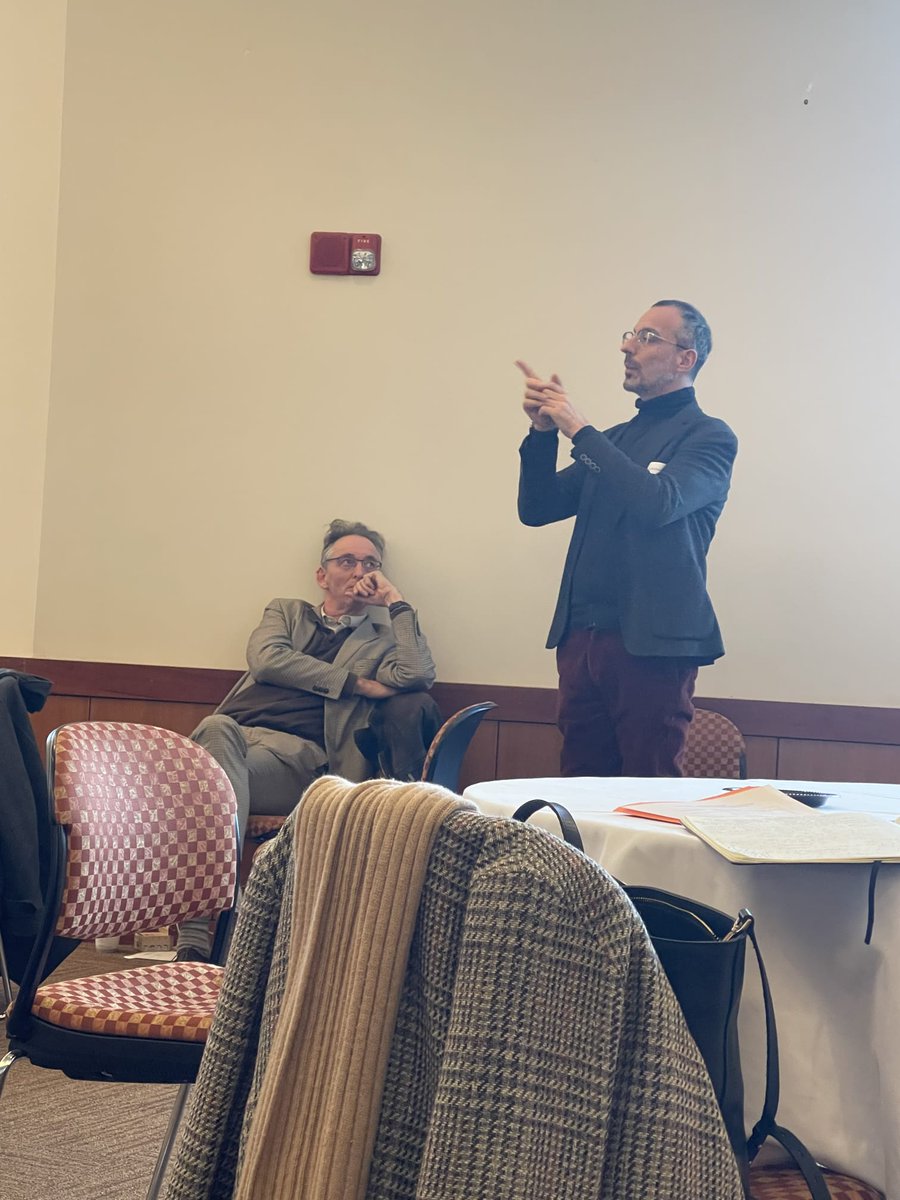 Absolument ravi d'avoir participé à ce colloque du Boston College sur le spiritualisme français. Une nouvelle page de la réflexion s'est ouverte. Merci à @Vic_EmmaAdamah pour la conception de cet évènement. @johnmilbank3, @jennymartin314 @Shermanicus @thisnonhumanity.