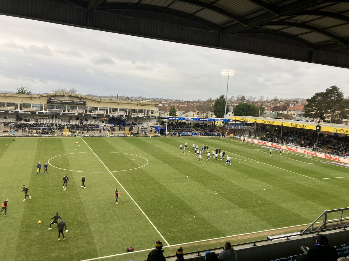 #BristolRovers - Spoke to Matt Taylor for @bbcbristolsport who confirms Sam Finley misses out through illness rather than his hip injury. Josh Grant goes into midfield, Luca Hoole plays in the back three. Jack Hunt starts at wing-back meaning Luke Thomas supports Chris Martin.