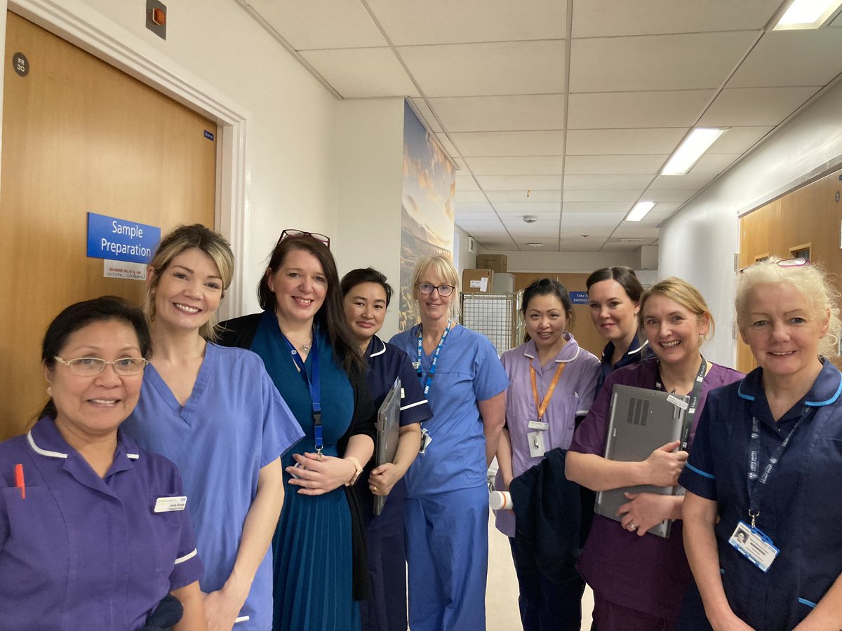 Welcome to Faye the new CRF Cardiac Scientist ( 2nd from left ) and a huge thank you to Charlotte for all her hard work over the last few years ( 3rd from left ).