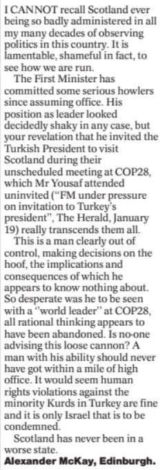 Great letters in the Courier and Herald from @Janela_X , @2351onthelist and Scotland Matters co-founder Mark Openshaw @maggieopenshaw