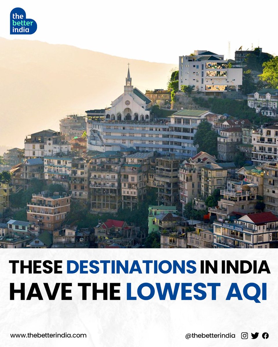 With air pollution escalating at an alarming rate, numerous Indian cities now serve as sanctuaries for those yearning to escape into pristine, unpolluted locations.   

#CleanAir #SustainableLiving #AQI #TravelDestinations

[Clean Air, Smog, Air Pollution, Incredible India]