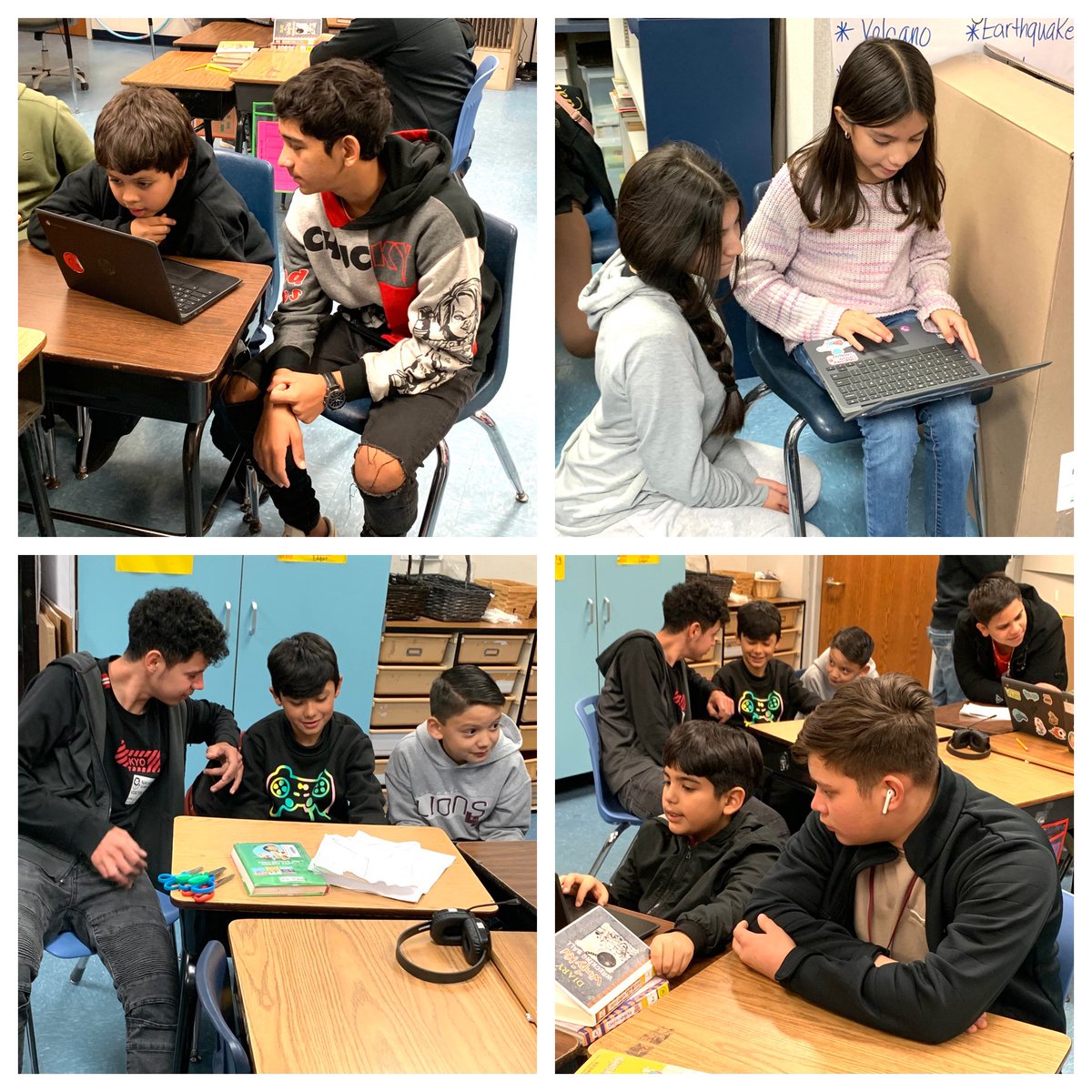 Being Reading Buddies with Mr. White’s class  from LHS is such a learning and growth experience. This month both classes read to each other. 
#Navproud 
#ExpeditionExceLLence 
#bilingual