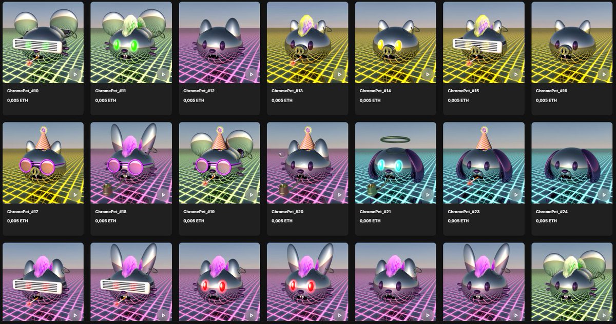 _chromepets_'s tweet photo. @morteza_yousefy ChromePets
🐱Adopt a ChromePet, your best friend in the metaverse world!🐶

https://t.co/ve1dPs9STB

#NFT #NFTCommunity #nftcollector #NFTartist #OpenSeaCollection #OpenSeaNTF #Openseaart https://t.co/7A3vCmetAf