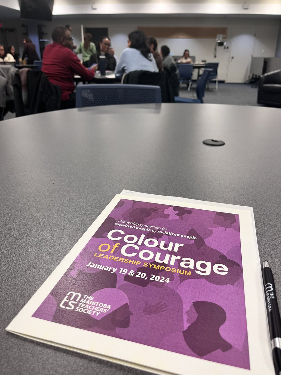 Colour of Courage Leadership Conference!  Empowered by community @mbteachers @RETSDschools