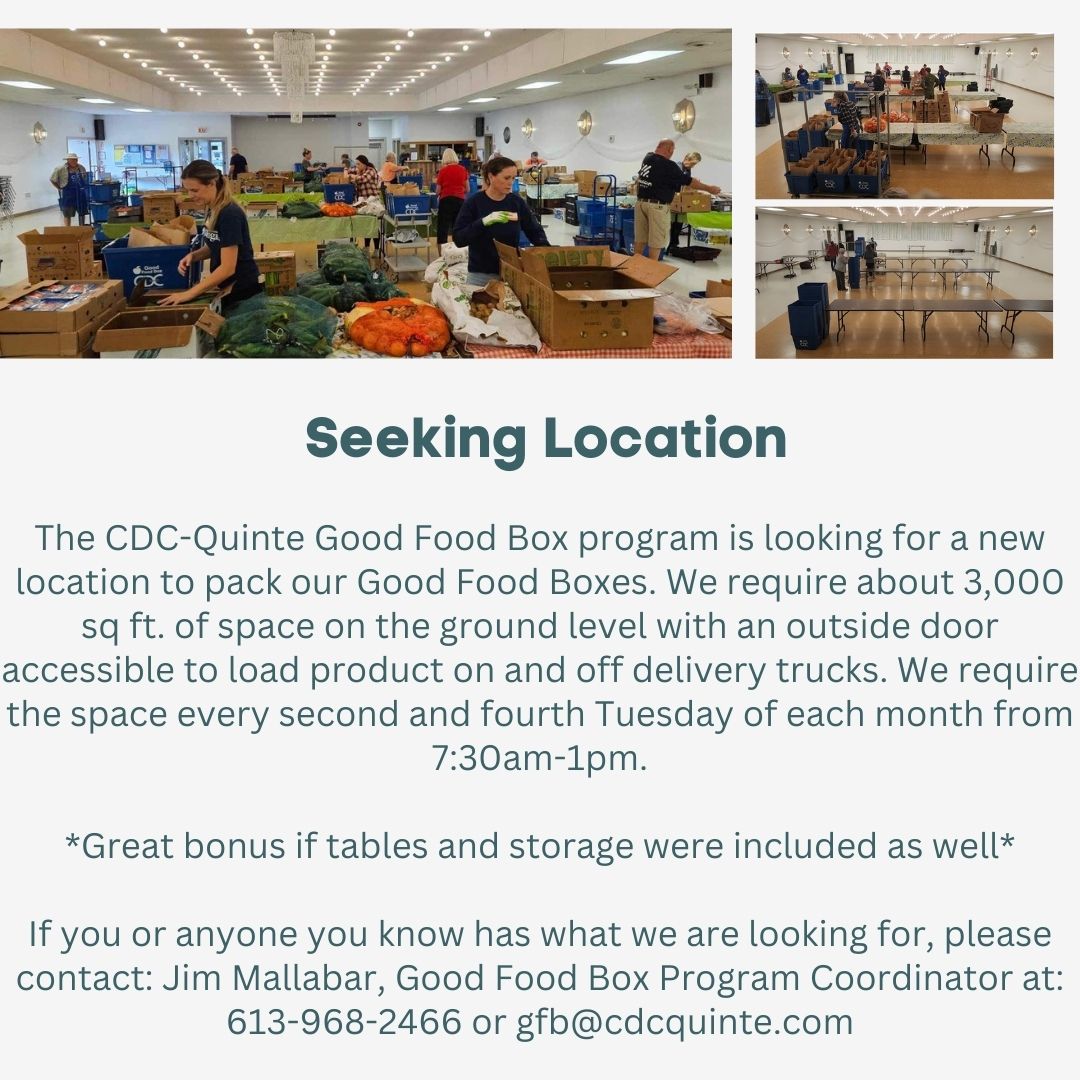 Please help us find a new suitable location!