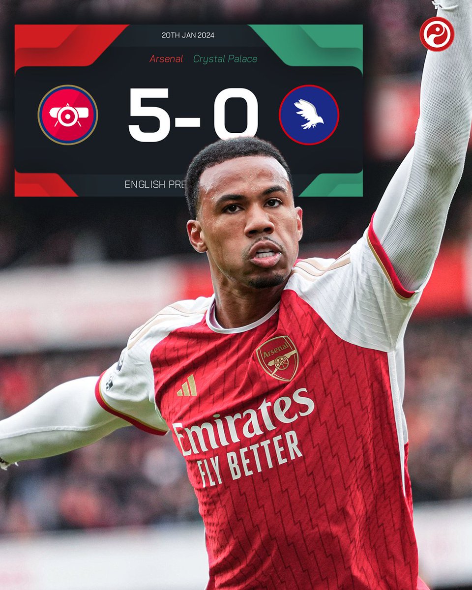 Arsenal's 5-0 win over Crystal Palace was their joint-biggest margin of victory in a Premier League London derby and their joint-biggest margin of victory in a Premier League game under Mikel Arteta. The Spaniard marking his 50th home league win with a 5-0 scoreline. 😏