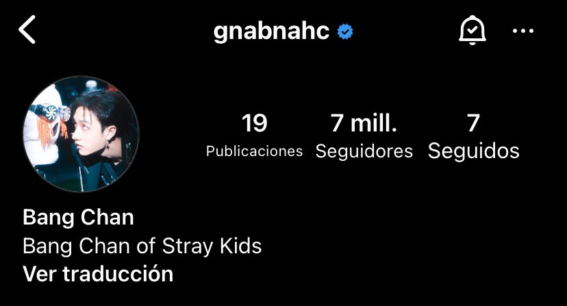 StationStay_Mx's tweet photo. 🤍| BangChan en su Instagram personal ha llegado a 7 Millones de seguidores! 🥳

Esperemos que SKZ siga creciendo tanto como grupo e individualmente! 🐺

📎: https://t.co/87eBfPtcUL

#BangChan #StrayKidd https://t.co/9lFZqbzxFx