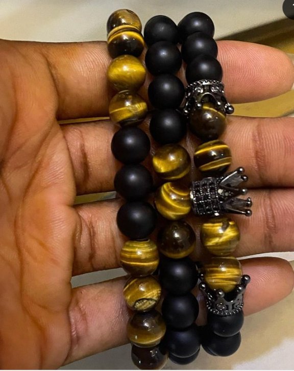 Please Retweet
Stone beads N12000 each set of 4
N10000 set of 3

DM to order.
Payments validates order.

Location: Lagos
Nationwide delivery available ( delivery charges apply)

# gemstonebracelets