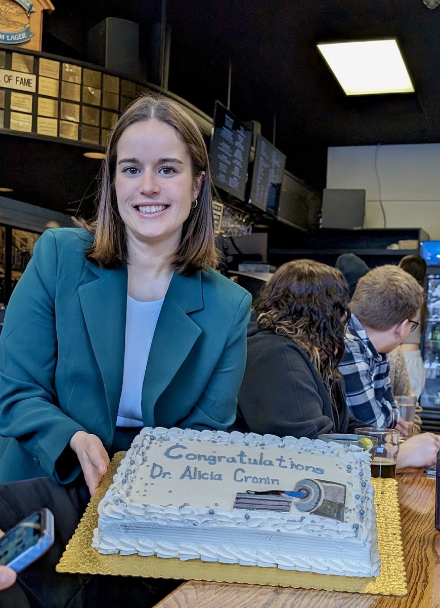 Officially Alicia Cronin, PhD! I am thankful for everything CFMM, the Department of Medical Biophysics, and Western University have done for me over the last 5 years and I’m very excited to start the next chapter of my career!