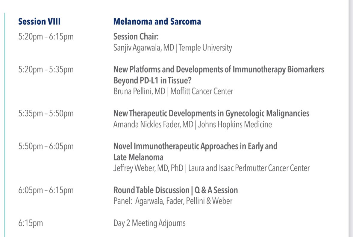 Hello Tampa 👋 Join me today at 5:20pm at Tampa MCM to learn what is new in #liquidbiopsies to personalize #immunotherapy treatment in #NSCLC 📝