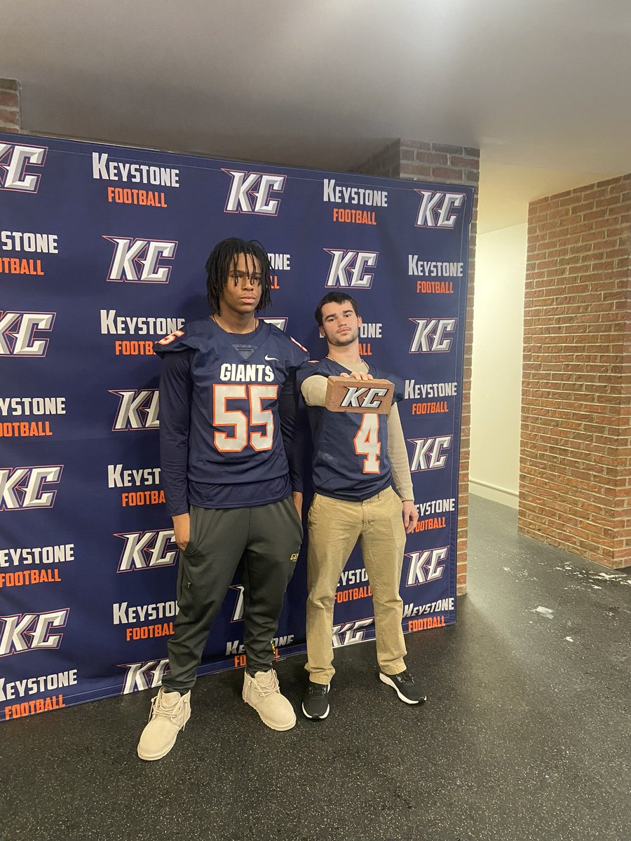 JacobWagner2024's tweet photo. Went on a visit to @KeystoneFTBL thanks to @Coach_DSmith28 for getting me out there. https://t.co/Kwu7XHK9yc