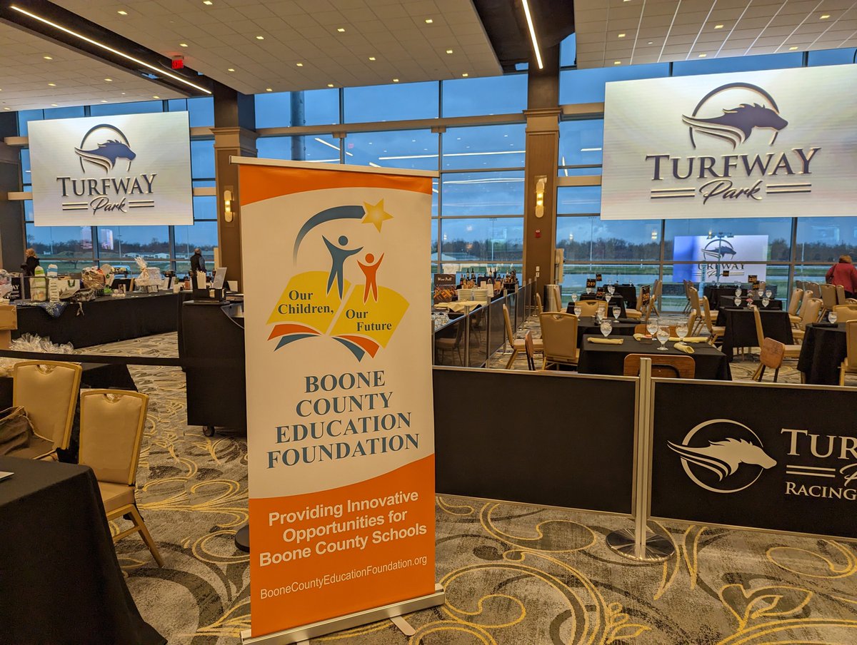 Get ready for our 5th Night at the Races! Join us on Friday, March 15 at beautiful <a href="/TurfwayPark/">Turfway Park Racing & Gaming</a> all while supporting a good cause. Silent auction, appetizers, drinks, bourbon/wine pull and horse racing! To register: boonecountyeducationfoundation.org/night-at-the-r…