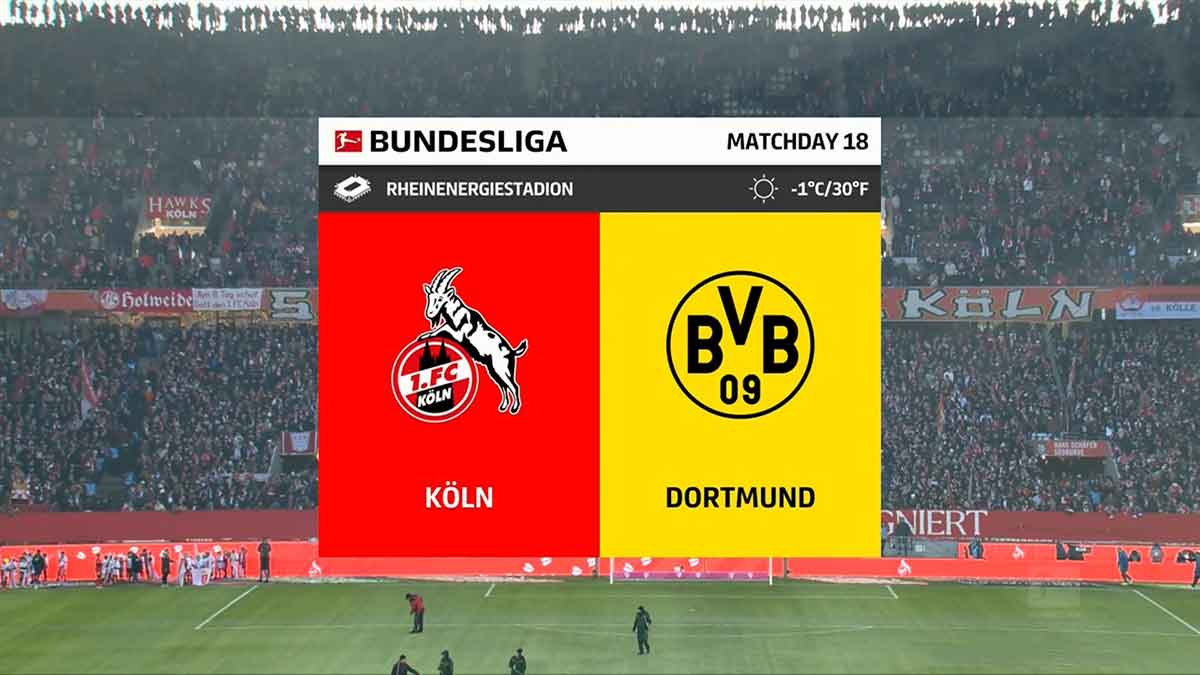 FC Koln vs Dortmund