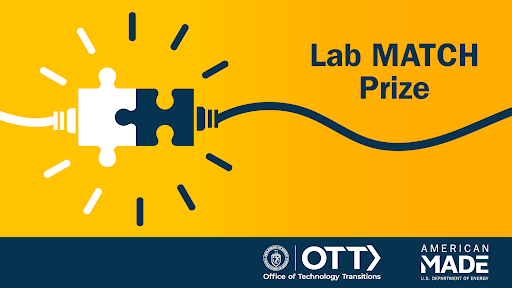venturewell's tweet photo. How would it feel to put your tech commercialization ideas into a national spotlight? Find out when you enter the #LabMATCHPrize by January 25—you could win a piece of the $620K cash prize pool, too! 

Get started today: https://t.co/J7GwVJQXWH. https://t.co/jdBwZYmIKc