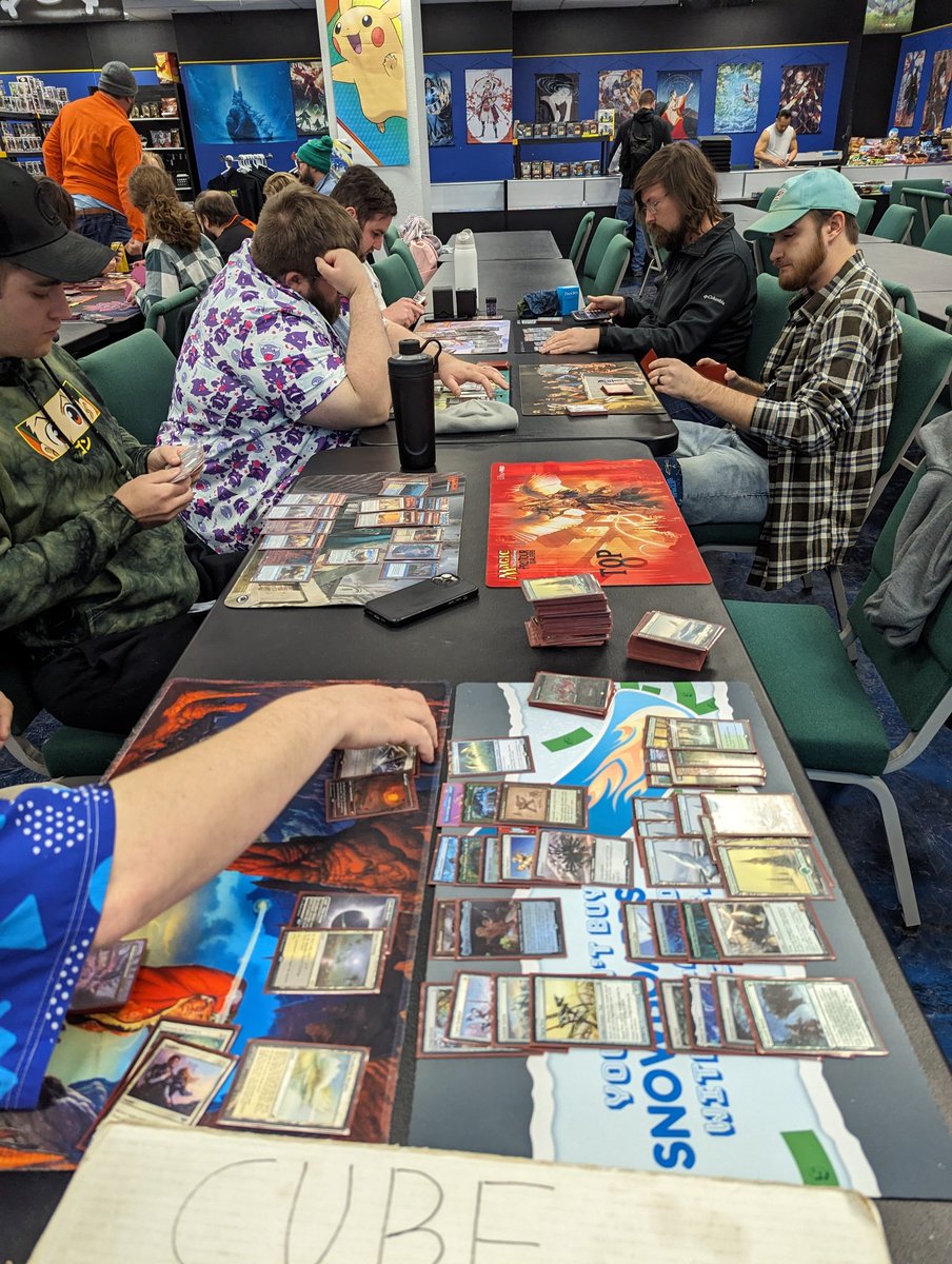 alsosteve's tweet photo. Off to the races at the #Rickytational
The first phase is Cube. I drafted an artifact deck in the modern cube with @Crew3Podcast in pod and @TexasRangerMTG drafted my multicolor cube
#Cube https://t.co/66Evy6thtX