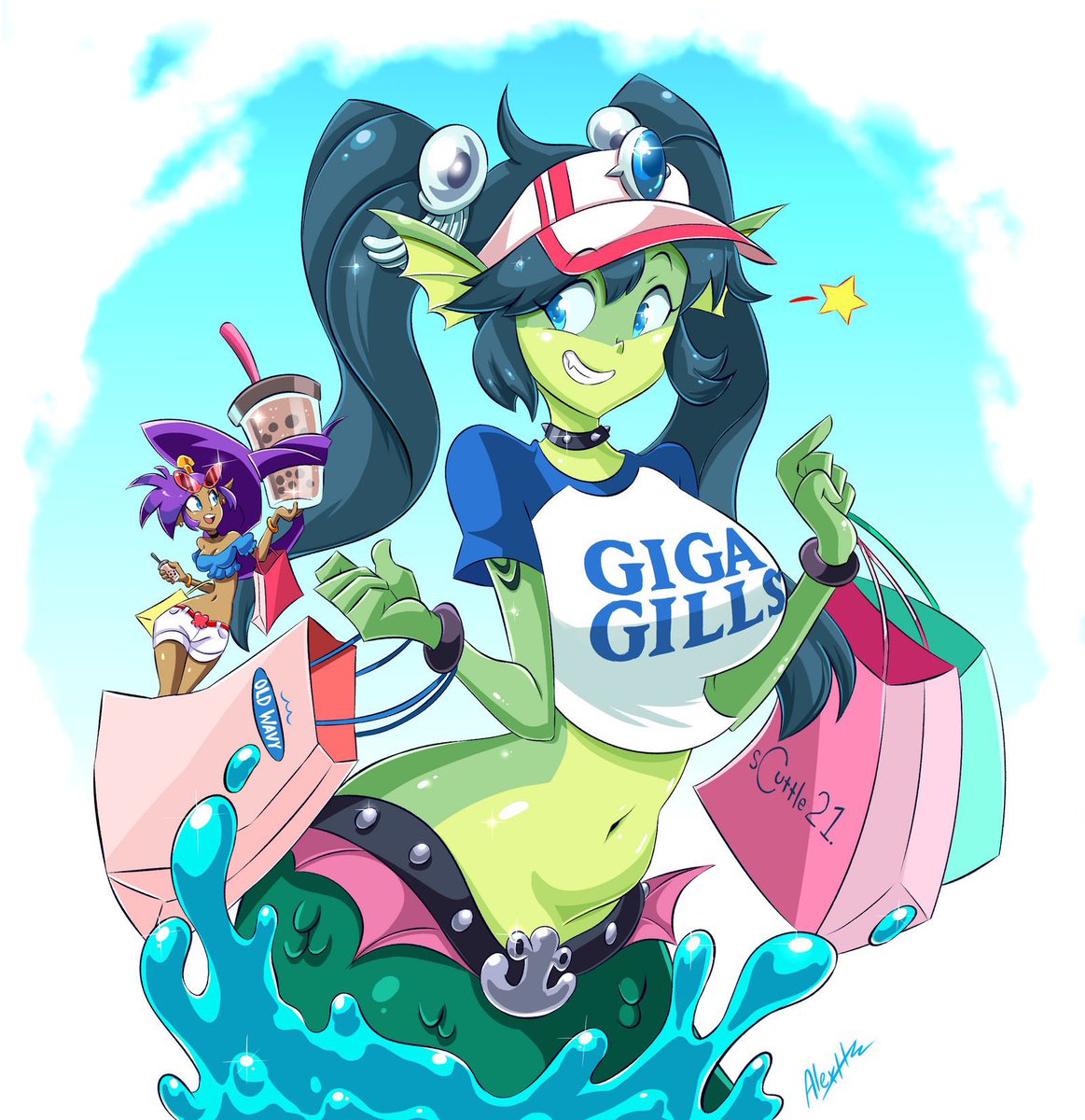 CentaurHill's tweet photo. Shantae repost! Hopefully you’re not sick of this one. Wanna focus on more new art of her this year! My holiday one didn’t turn out like I had hoped. 😞#shantae https://t.co/W4jkNHnwRk