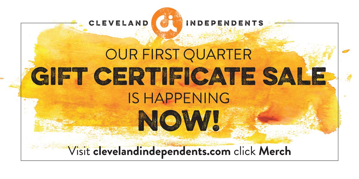 Only a few discounted gift cards left, grab them while you can!
sale.clevelandindependents.com/2023_q1/