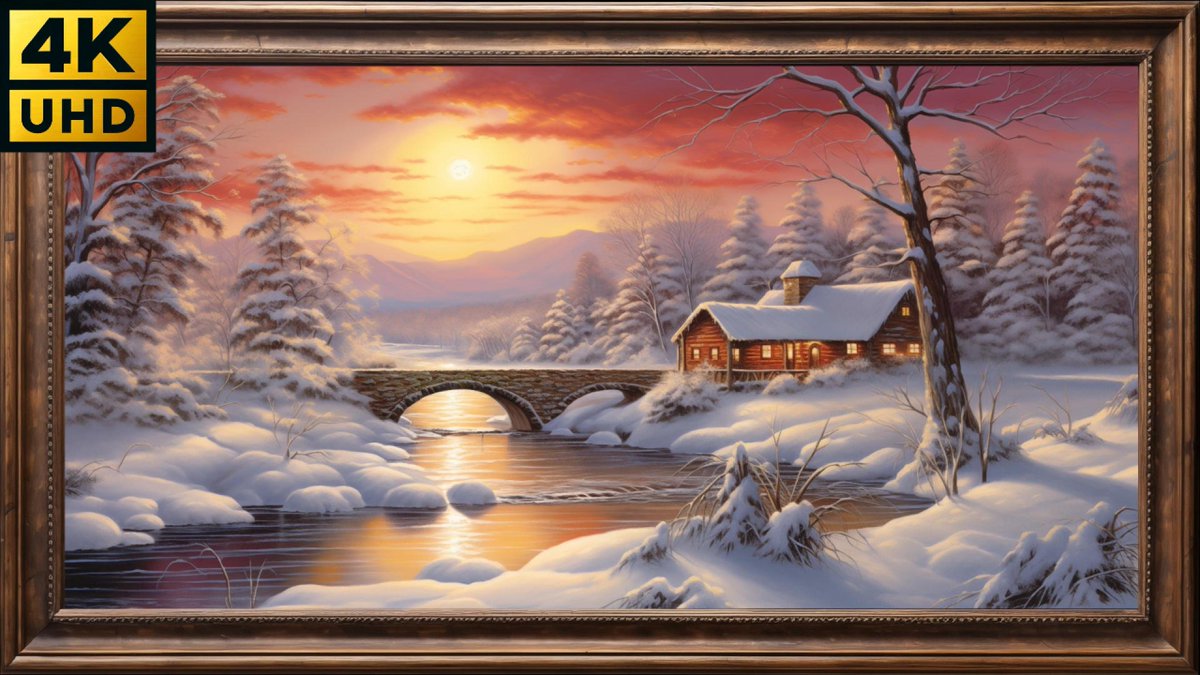 TvArtCafe's tweet photo. Winter Wonderland | 4K | TV Art with Music | Framed Painting | TV Wallpaper

#tvartcafe #frametv #framedart #framed #tvwallpaper #framedwallpaper #painting #wallpaper #art #arttv https://t.co/x0jJ5Nsefx