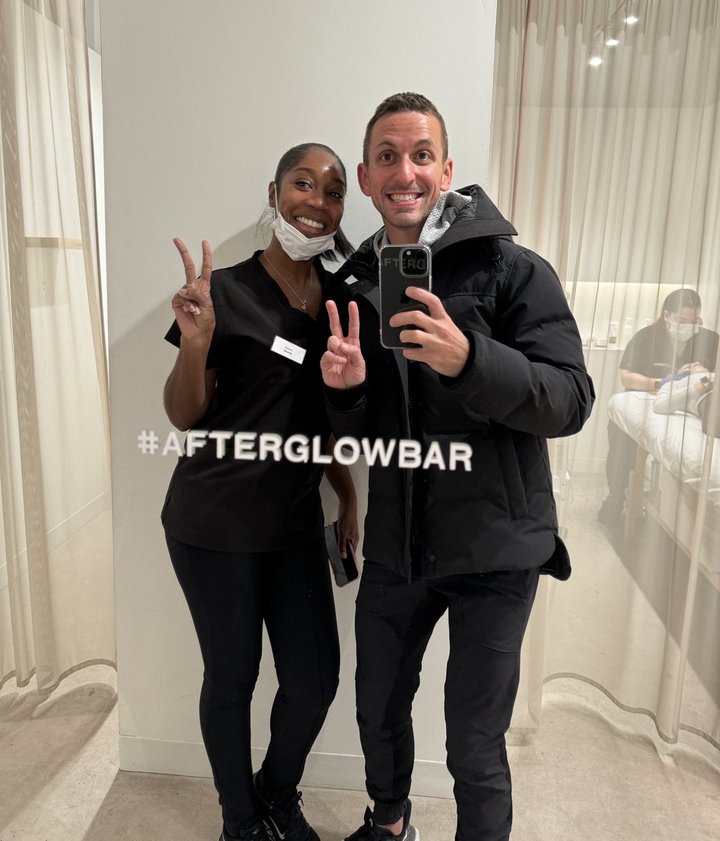 Glowing thanks to the best esthetician in NYC. ✨ <a href="/Glowbar_/">Glowbar</a>