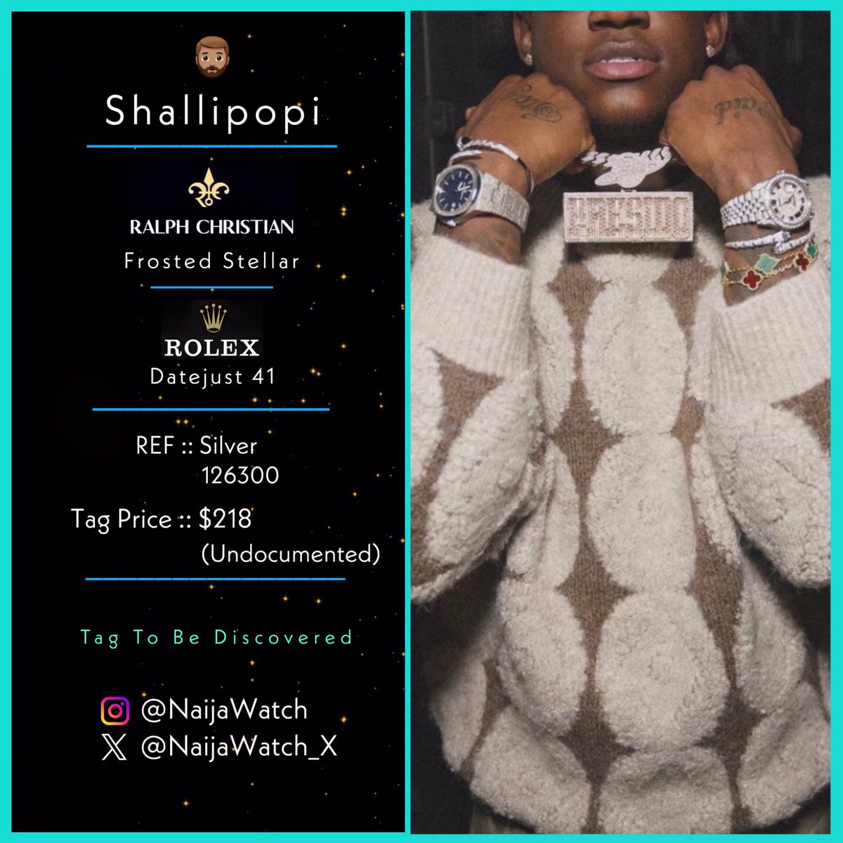 NaijaWatch_X's tweet photo. Head to Instagram for the detailed review
> https://t.co/5HNfVlS1Ij <
@PlutomaniaPopi @Rolex @RalphCWatches
#RalphChristian #FrostedStellar #BritishWatch #Rolex #Datejust41 #SwissWatch #Horology #Wristwatch #Timepiece #GMT #Luxury #Afrobeats #Benin #Edo #Nigeria #NaijaWatch https://t.co/ITRKiMCvEa