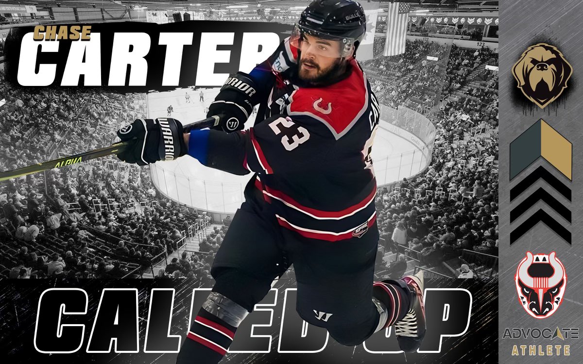 AdvocateAthlete's tweet photo. We have received wonderful news this morning! @cartercfc_20 is taking his stellar defense to the next level with the Newfoundland Growlers in the ECHL! A proud moment for us as we’ve watched him grow and excel. The big league awaits! #echl #chopwood #carrywater #alldaylike https://t.co/9q5VESuw91