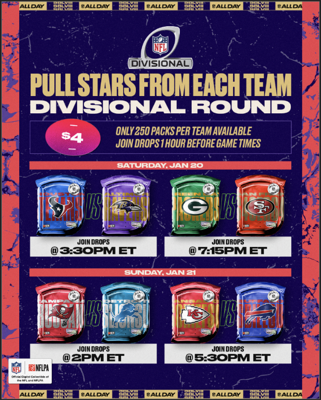 NFLALLDAY's tweet image. 250 packs per team.

Filled with top stars and shots at Rare and Legendary pulls.

Prep for each game with team packs on #NFLALLDAY.