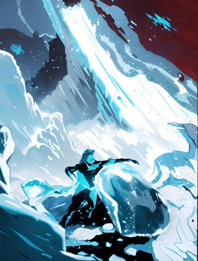 Aria is starting a new adventure - SNOW HAS COME - nft creation. #nft  #art #x #artist #NFT #community #NFTartwork #nftcollection #creation