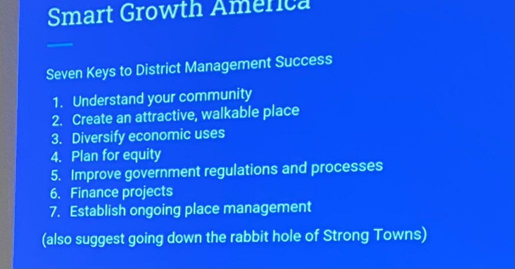 From 9-5 to 24/7, building thriving business districts @massmunicipal #massmuni24 @CHoyt8227