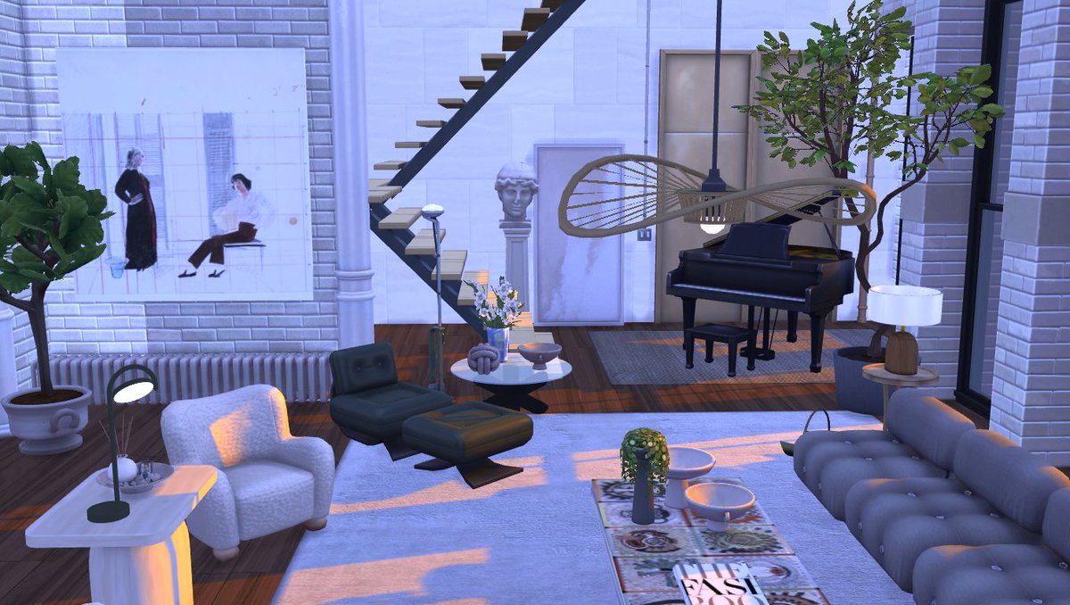 Willian10L's tweet photo. Kairós Soho Penthouse, part 1

 #thesims4 #sims4 #showyourbuilds #simscommunity #sims4cc #sims4screenshots  #brasil  #savefile #simblr https://t.co/XIazHLhxGi