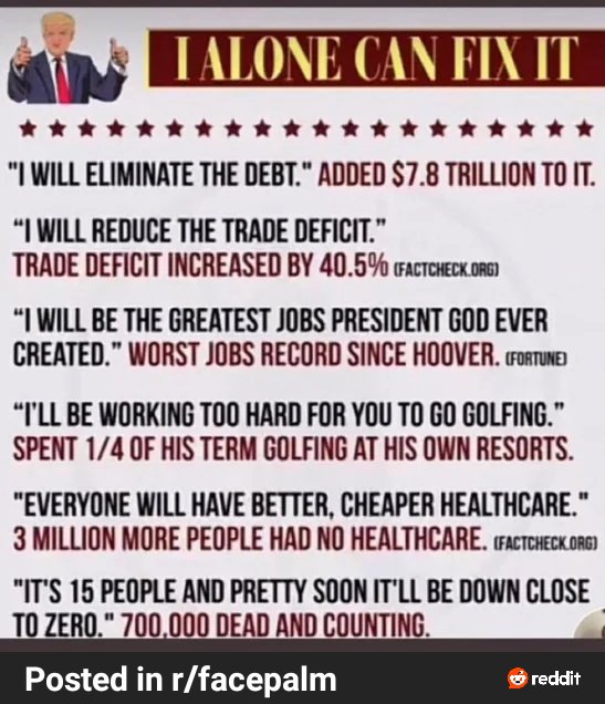 Hilltop__Leader's tweet photo. #TrumpLies v #Reality 
#BlueOnceMoreIn24 https://t.co/kAbMEjF0Ap