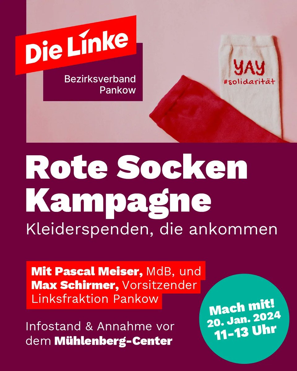 Heute haben wir heiße Getränke verteilt, viele Gespräche mit den Nachbarn geführt und jede Menge Spenden für obdachlose Menschen gesammelt. So macht Politik Spaß. #DieLinke #Berlin