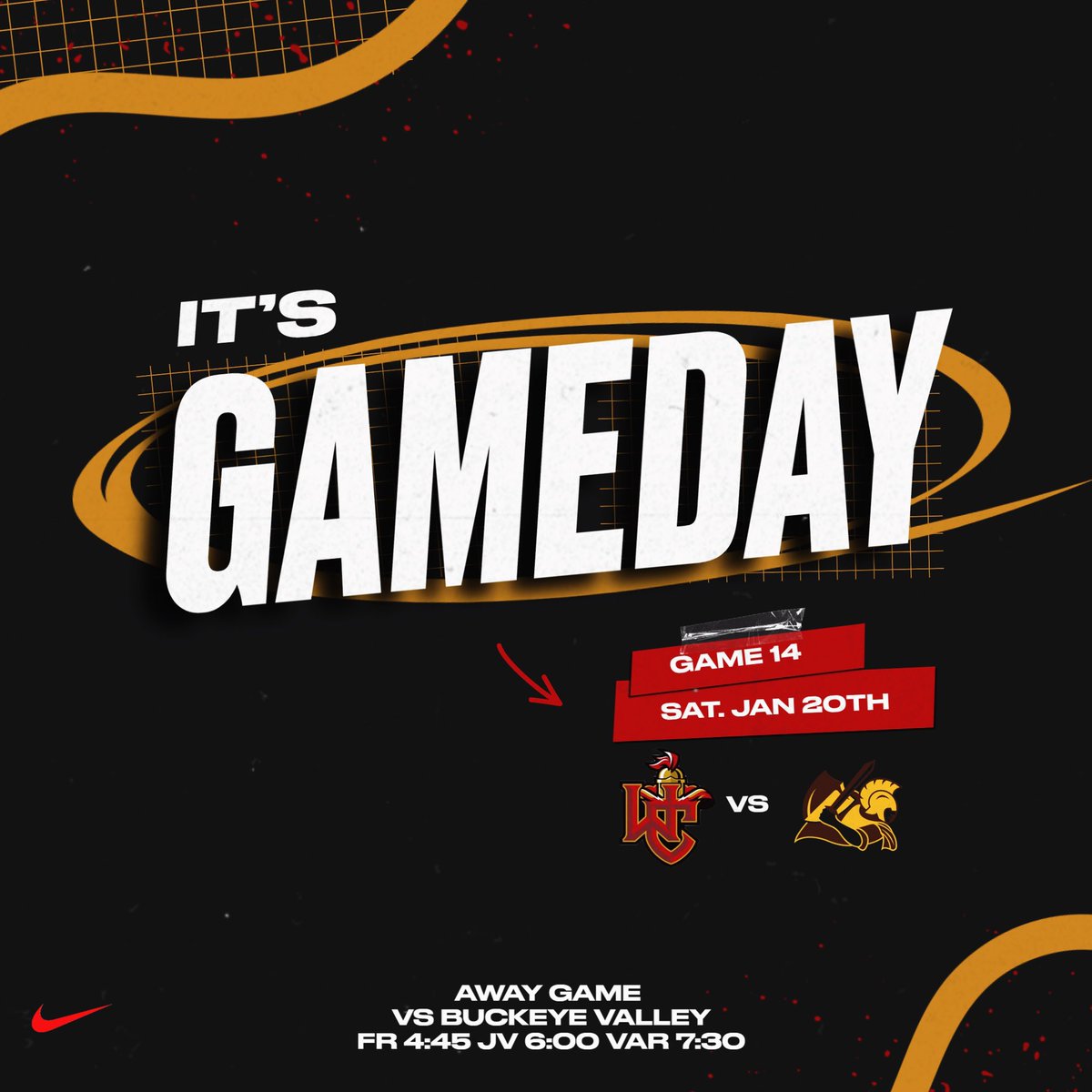 WCSballers's tweet image. 🚨 GAME DAY 🚨

Away Game!

📍 Buckeye Valley
⌚️ FR 4:45 JV 6:00  Var 7:30 PM
🆚 Buckeye Valley

#GoWarriors #SSFS #WeAreWC