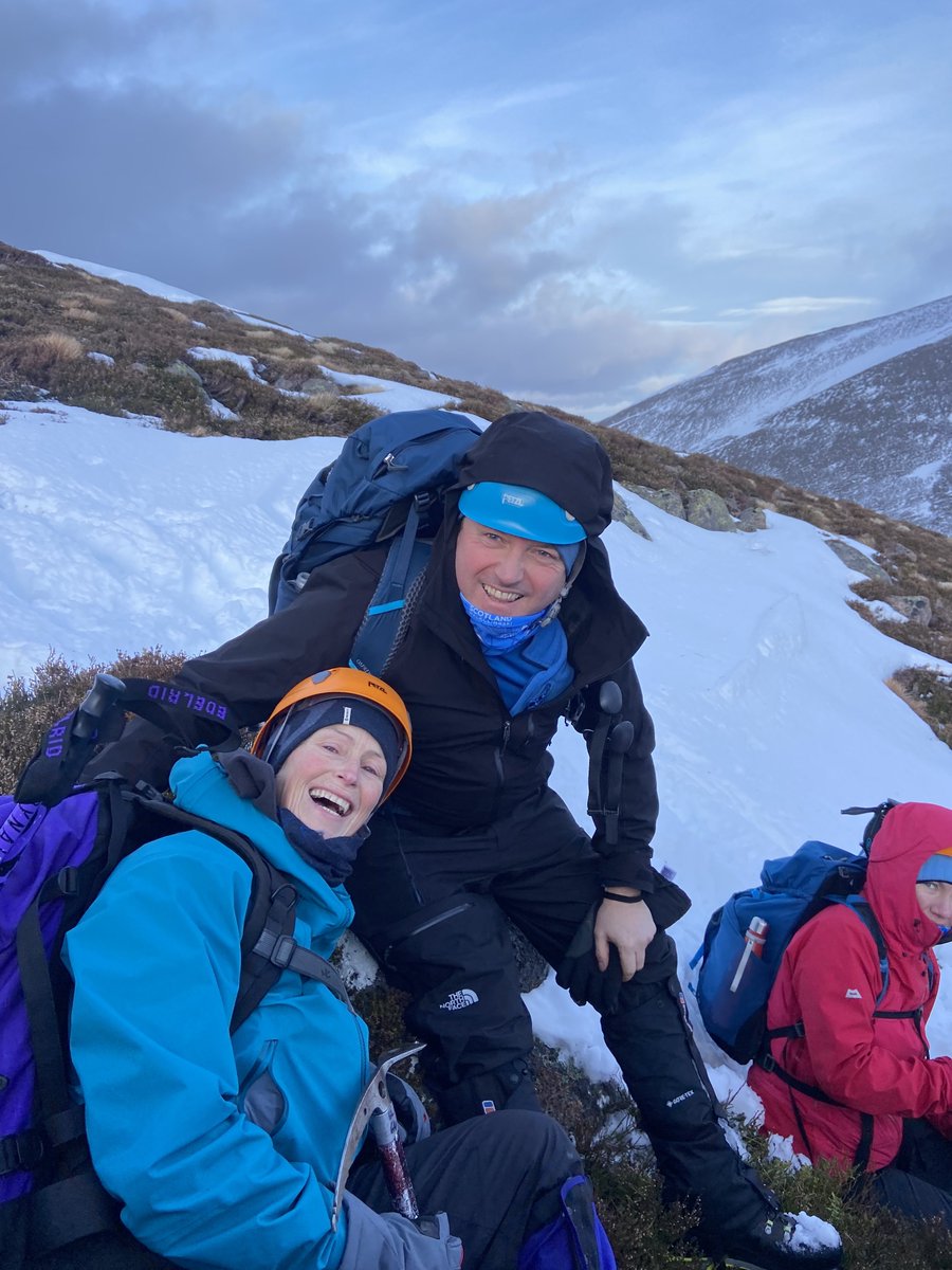 RewildScotland's tweet image. Winter skills course @glenmorelodge breezy at the top! #ThinkWinter