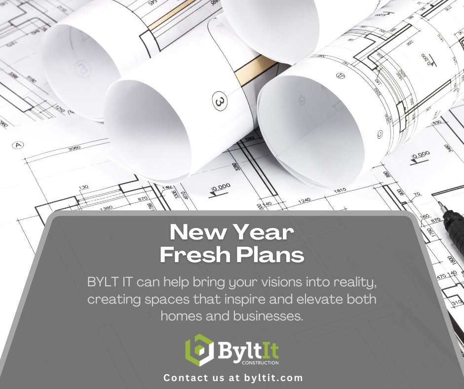 ByltIt's tweet photo. NEW YEAR
FRESH PLANS

BYLT IT can help bring your visions into reality, creating spaces that inspire and elevate both homes and businesses.

Contact us at https://t.co/CmjQdYuPQ5

#byltit #construction #planning #realestate #home #business #maryland #virginia #washingtondc https://t.co/XQmVRhJzS0